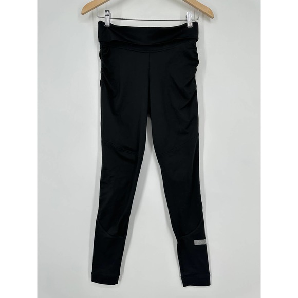 Adidas by Stella McCartney The Performance Fold-Over Full Length Leggings Black - Picture 5 of 13